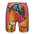 thumbnail image 3 of Fuzoiu Hip Hummingbird In Jacket Print Men's Beach Shorts,Men's Swim Trunks,Quick Dry Board Shorts with Pockets,Men's Bathing Suits for Surfing, Running, and Casual Wear-Large, 3 of 6