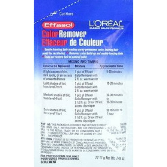 L'Oreal Effasol Color Remover 0.86 oz