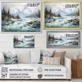 thumbnail image 4 of Designart "Canada Misty Mountain III" Landscapes Floater Framed Wall Art Print, 4 of 7