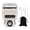 Silver, variant on Riousery Robot Bluetooth Speaker Portable Wireless Subwoofer, Cute Mini Audio Player with Built-in 900mAh Battery, Hands-Free Calling and Wireless Photo Support for Home and Travel, Silver