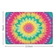 thumbnail image 5 of Colorful Rainbow Tie Dye Spiral Flannel Non Slip Door Rugs,Washable Door Mats Indoor,Decorative Door Mats,Dirt-Resistant and Absorbent Doormat for Entrance,Bedroom,Kitchen,Bathroom,23.5"x16", 5 of 5