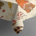 thumbnail image 2 of Autumn Fall Gnomes and Leaves Pattern Rectangle Tablecloth 60"x102",Waterproof Polyester Rectangle Table Cloth, Wipeable Spillproof Polyester Tablecloth for Dining, Camping, Indoor and Outdoor, 2 of 6