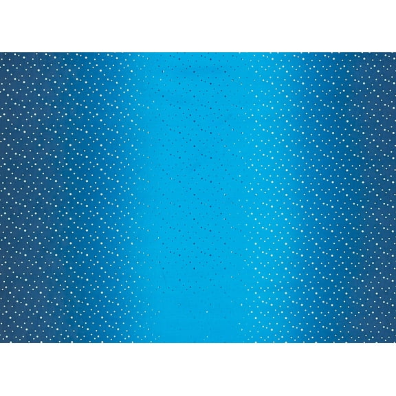 Zelouf Allover Trans On Double Ombre Silky Knit  , Sewing, DIY, Crafts Fabric by the Yard, New Turquoise, 3 Yard