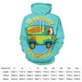 thumbnail image 2 of Scooby-doo Mystery Machine Adult Sweater Pullover Hoodie 3D Printed Loose Hooded Long Sleeved Jackets Tops, 2 of 8