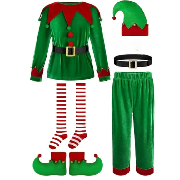 Christmas clothes Christmas decorations For K'ids B'oys Velvety Festive Party Outfit With Playful For Holiday Season Dress Up And Celebration santa suit