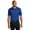 Blue, variant on Port Authority K528 Mens Performance Fine Jacquard Polo T-Shirt, Vine Green - 4XL