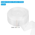 thumbnail image 2 of Uxcell 1.6 Inch Organza Ribbon 100 Yard Gift Wrapping Ribbon White, 2 Roll (50Yard/Roll), 2 of 6