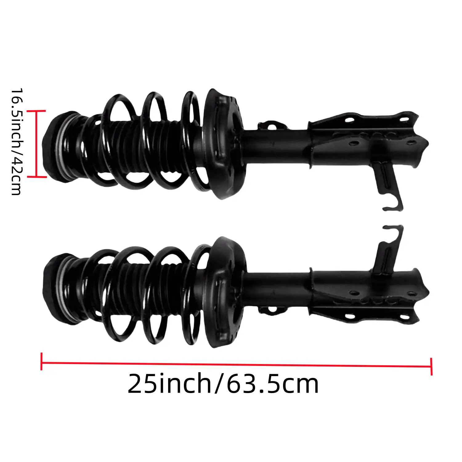 Pair Front Complete Shock Struts w/ Coils Assembly Repalcement for Buick Allure 2010 for Buick Lacrosse 2011-2016 and for 2013 Chevrolet	Malibu OE 172528/172529