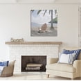thumbnail image 2 of Stupell Industries Tropical Beach Shoreline Nature Painting Gallery Wrapped Canvas Print Wall Art, 30 x 30, 2 of 7
