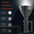 thumbnail image 2 of EMIONO TI36-200,000 Lumens Flashlight, High Brightest Spotlight Flashlight, Outdoor Camping Searchlight, LED Torch with Triangular Stand, Long-Range High Power (Large), 2 of 7