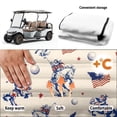 thumbnail image 5 of Yuyamidu American Flag Golf Cart Seat Covers Cowboy Golf Seat Covers for Cart with Front Pockets Universal Heavy Duty Club Car Accessories, 4th of July, 5 of 7