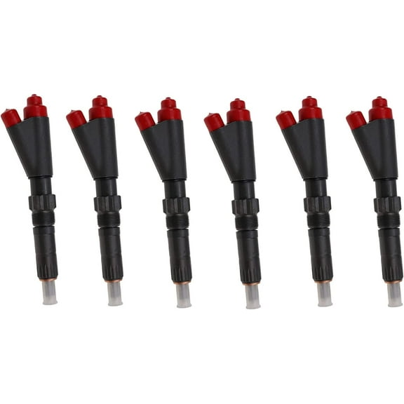 Seapple 6 PCS Fuel Injector AR53091 SE500098 Compatible with John Deere Tractor 4320 4430 4620 5200 6602 7020