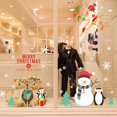 thumbnail image 4 of Christmas Wall Stickers,Xmas Window Clings Holiday Decorations,Snowflake Snowman Reindeer Penguin Christmas Tree ,DIY Wall Window Door Mural Decal for Showcase Kid's Living Room Bedroom, 4 of 7
