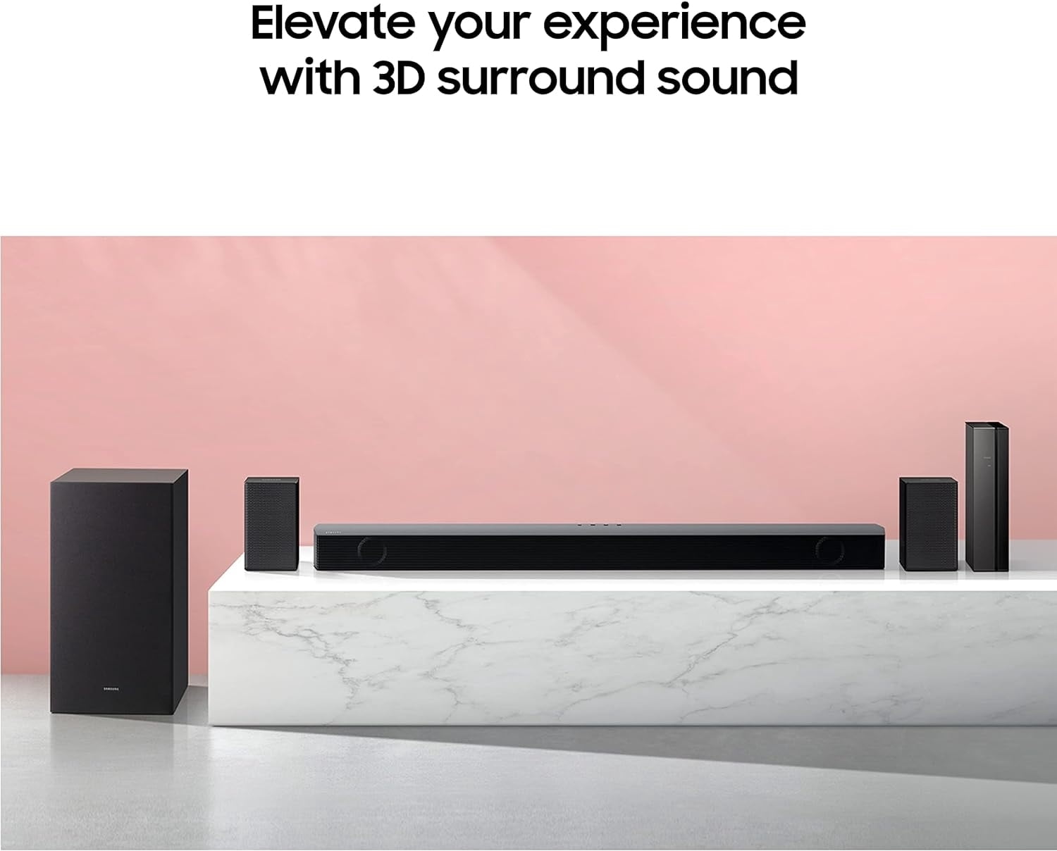 Pre-Owned SAMSUNG HW-B57C B-Series 4.1ch Soundbar w/ Rear Speaker Kit & Subwoofer Included