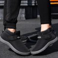 thumbnail image 3 of Coofit Women Winter Boots Thick: Faux Fur Lined Magic Sticker Ankle Boots Snow Booties, 3 of 10