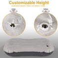 thumbnail image 3 of Almohada UWILLION ultraligera inflable para acampar ergonómica, gris, 3 of 7