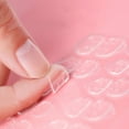 thumbnail image 2 of 24 piezas/hoja impermeable de doble cara para uñas postizas, adhesivo de gel transparente para uñas, 2 of 6