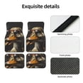 thumbnail image 4 of Yiaed Modern Funny Duck Print Carpet Floor Mats for Cars, Auto Accessories Front & Rear Car Floor Mats Car Floor Foot Mat Sets of 4 Pieces, 4 of 7