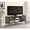 Oak, variant on Composite Wood, Particleboard Base | In Living Rooms, Serves As A TV Stand