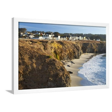 Coastal Town of Mendocino, California, United States of America, North America Framed Print Wall Art By