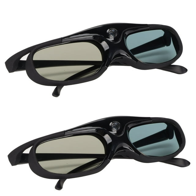 3D Active Shutter Glasses, 3D Projector Glasses Widely Compatible Rechargeable For 3D Movie
