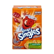 Kool Aid Singles Orange 12 Ct Soft Drink Mix 6.6 Oz Box