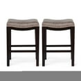 thumbnail image 2 of TIFFIN STUDDED Counter Stool (Set of 2) - Stylish Accent Stools for Kitchen, Bar & Dining Areas, 2 of 23