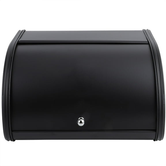 Extra-Large Bread Bin for Efficient Organization, Black Kitchen Storage Master