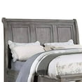 thumbnail image 2 of Benzara Demi Wood California King Size Bed with Sleigh Headboard in Oak Gray, 2 of 5