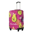 thumbnail image 2 of Balery Pink Green Avocado Luggage Cover Protector, Scratch And Dirt Resistant, Fits 18-32 Inch Luggage - Medium, 2 of 9