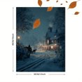 thumbnail image 3 of Vintage Horse Carriage Snow Scene Canvas Print Wall Art for Living Room Bedroom Farmhouse, 3 of 8