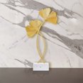 thumbnail image 4 of Hojas doradas, adornos de Ginkgo Biloba, decoración de metal para exteriores, 4 of 4