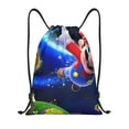 thumbnail image 1 of Zufioo Sac de Sport Imprimé Mario Sac de Gym à Ficelles Lavable en Machine Sac à Dos à Ficelles Robuste pour Hommes Femmes-Moyen, 1 of 6