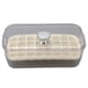 thumbnail image 2 of Ice Cube Tray Square Easy Release Ice Cube Tray Ice Cube Maker Mold with Ice Box Lid Ice Scoop Large Capacity Milk White 1 Layer, 2 of 5