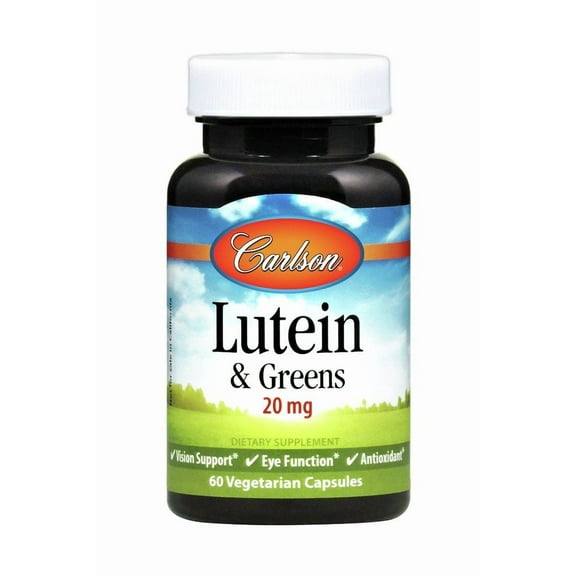 Carlson Lutein & Greens 60 Veg Caps