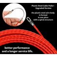 65ft 4mm Wire Puller Fish Tape Electrical fishtape Through Wall Running ...