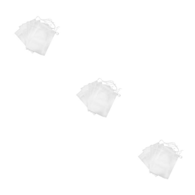 Decodeary 200piece Lace Tea Strainers Filters - Maintain Flavor Easy To quick Dissemination Filter Bags Empty Tea Filter 7*9cm 3Set