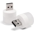 thumbnail image 4 of 10 luces USB de noche, mini bombilla LED, sin sensor de luz, enchufable, blanco cálido y blanco, compacta, ideal para dormitorio, cocina, 4 of 5