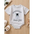 thumbnail image 2 of Bagilaanoe Newborn Baby Girl Boy Rompers Cartoon Print Short Sleeve Bodysuits 3M 6M 12M 18M Infant Casual One Piece Short Jumpsuit, 2 of 8