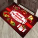 thumbnail image 1 of Alfombrilla navideña roja festiva, alfombrilla decorativa navideña, alfombrilla antideslizante para el hogar, alfombrilla para el hogar comercial, 1 of 6
