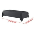 thumbnail image 2 of SHIMELE Disposable Plastic Tablecloth for Parties and Picnics, Rectangular Design, Elegant and Durable, Ideal for Outdoor and Indoor Events, 2 of 10