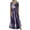 Purple, variant on Odeerbi Dresses For Women 2025 Plus Size Maxi Dress Tie-Dye Print Swing Casual Floral Dress Short Sleeve Dress Gray
