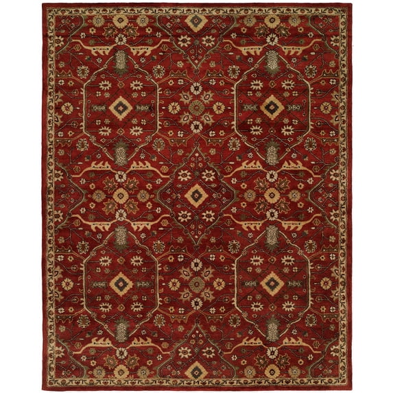 Kalaty Empire Russet Hand-Tufted Wool Area Rug