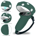 thumbnail image 4 of Coque de Protection en Silicone pour Oculus Quest 2 pour Quest2 Casque VR Poignée Coussin d'Il Accessoires VR Vert, 4 of 5