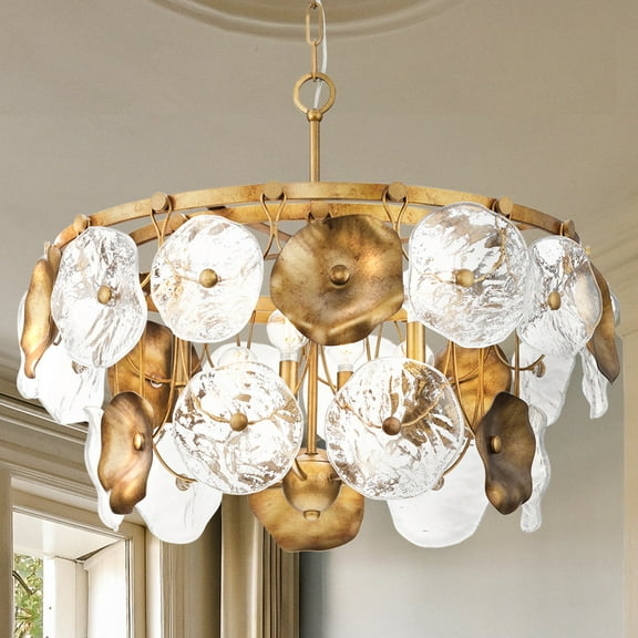 Luxury Vintage Chandelier, Gold Ombre, UHP5020