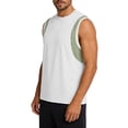thumbnail image 2 of Yaoyar Men's Athletic Performance Sleeveless Shirt Summer Workout Gym Running Fitness Breathable Muscle Tank Top, 2 of 9