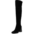 thumbnail image 3 of Circus NY by Sam Edelman Women's Brigid Over-The-Knee Boot Black Suede Wide Calf 10M, 3 of 5