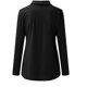thumbnail image 5 of Blusa informal de manga larga suelta sólida a la moda para mujer Pompotops gfhjh10219, 5 of 7