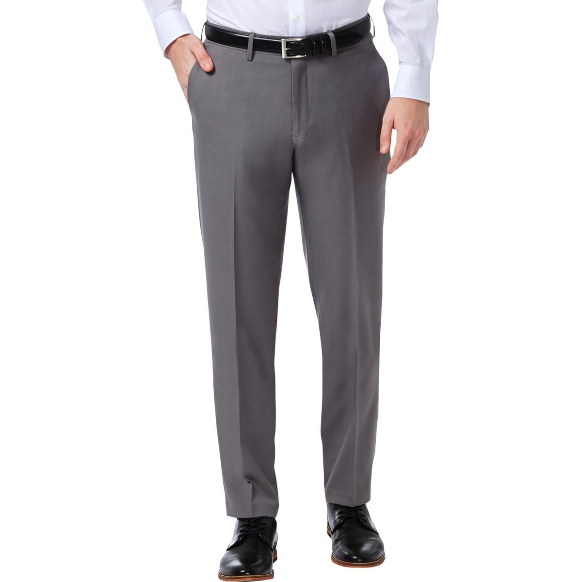 ★GATELESS★ SMUDGING PANTS Haggar Mens Wrinkle Free Business Dress Pants - Walmart.com