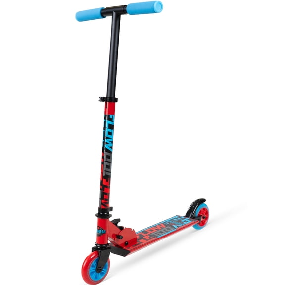 Madd Gear Carve 100 Alloy Folding Kick Scooter - Great For Kids Ages 5 - Max Rider Weight 143Lbs - New Eva Slimline Comfort Foam Grips